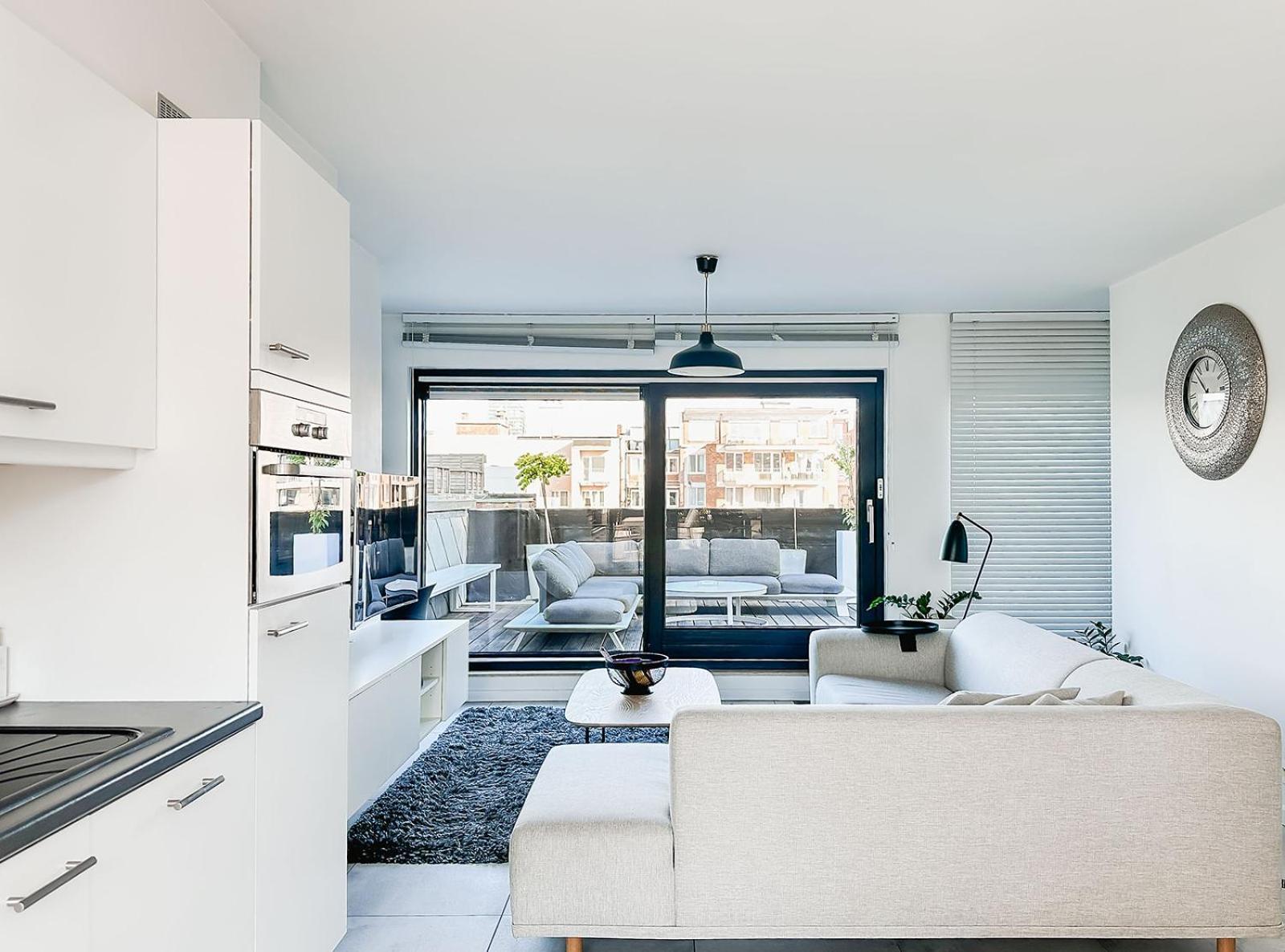 Modern Appartement Centrum Oostende Met Enorm Dakterras Exterior foto