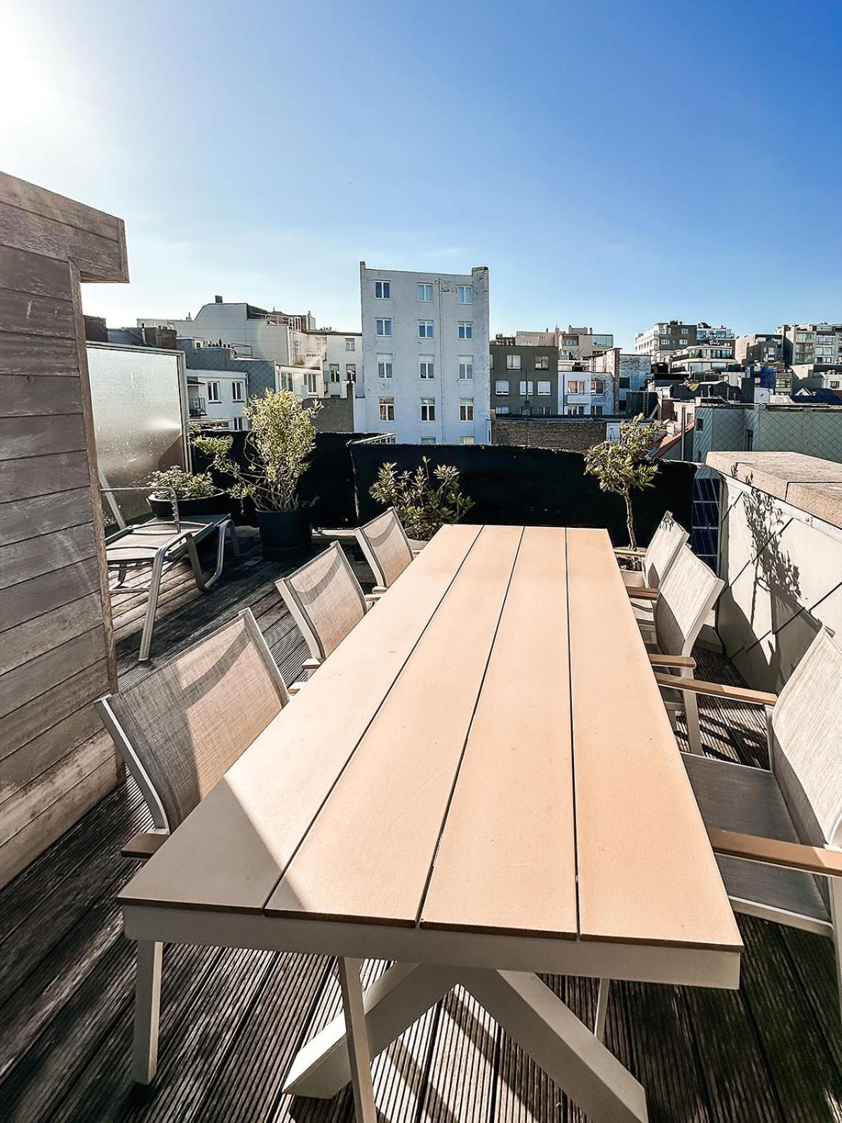 Modern Appartement Centrum Oostende Met Enorm Dakterras Exterior foto