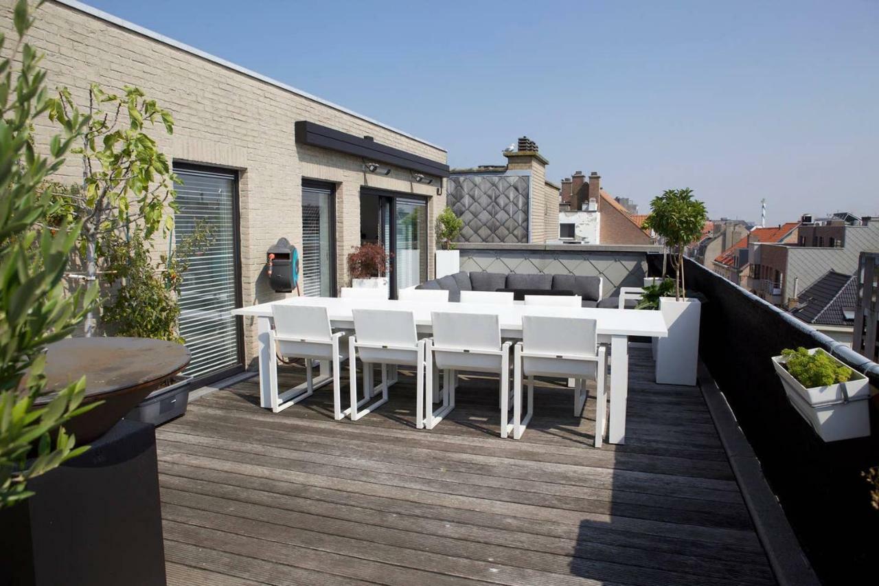 Modern Appartement Centrum Oostende Met Enorm Dakterras Exterior foto